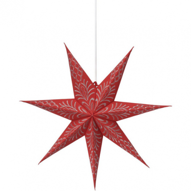 Celeste star - Red silver 60cm i gruppen Jul hos Ljusihem.se (2216009-PR)