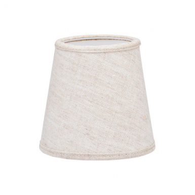 QUEEN Lampskrm Lin Ljus Beige 12cm i gruppen Bord-Golv / Lampskrmar hos Ljusihem.se (0612-L121-PR)