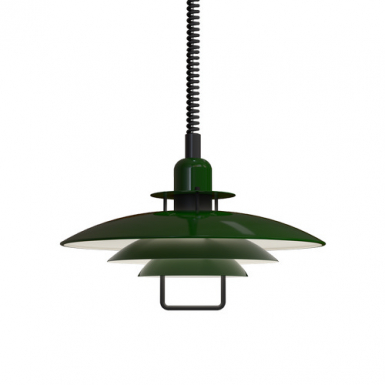 PRIMUS II Pendel/Hiss, Forestgreen/Black, 43cm i gruppen Takbelysning / Taklampor hos Ljusihem.se (1214526-BD)