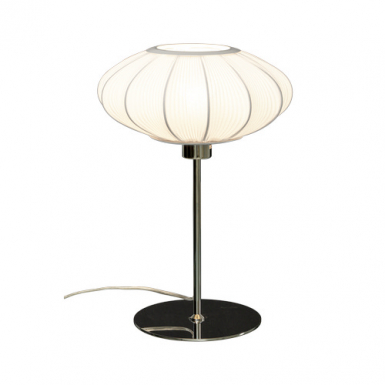 MAMSELL Bordlampa - Stor - Krom/Vit - Hjd 45cm i gruppen Bord-Golv / Bordslampor hos Ljusihem.se (18403-20-01-AN)