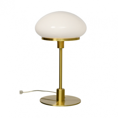 NEW AUGUST - Bordlampa Stor, Matt Mssing/Vit i gruppen Bord-Golv / Bordslampor hos Ljusihem.se (18407-25-01-AN)