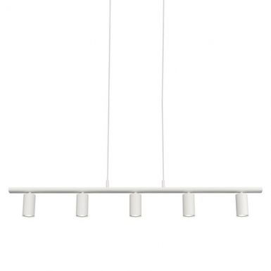 LUCY Linear Pendant-5, Flat White, GU10 i gruppen Takbelysning / Taklampor hos Ljusihem.se (1888036-BD)