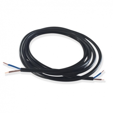 Kabel rund SKK2x0,75, Svart, 3m i gruppen �vrigt / Tillbeh�r hos Ljusihem.se (1905203-PR)