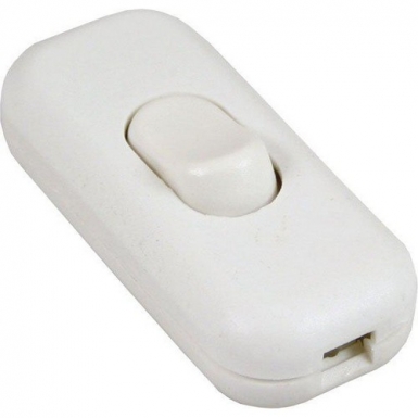 Mellanstr�mbrytare, 230V 2A, vit, 1-pol i gruppen �vrigt / Tillbeh�r hos Ljusihem.se (1907210-PR)