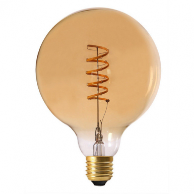Elect Spiral LED Fil - Globe Gold 125mm i gruppen vrigt / Dekorationlampor hos Ljusihem.se (2182503-PR)