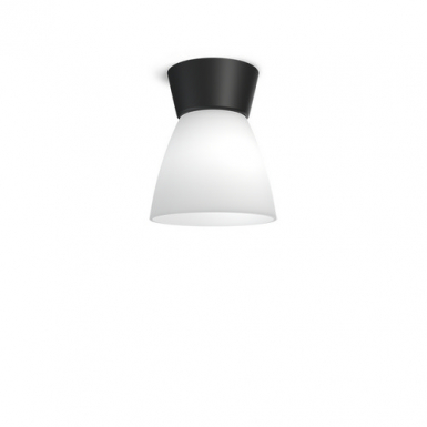 BIZZO Plafond, Svart/Opalglas E27 i gruppen Takbelysning / Plafonder hos Ljusihem.se (223707389-BD)