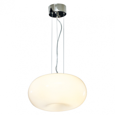 MANET Taklampa - Krom/Vit - Diameter 37cm i gruppen Takbelysning / Taklampor hos Ljusihem.se (25092-20-01-AN)