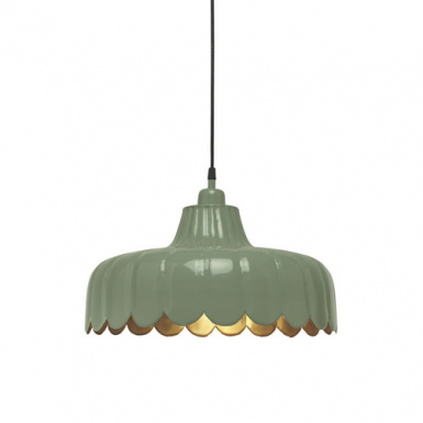 WELLS Taklampa - Mossa/Guld - Diam 43cm i gruppen Takbelysning / Taklampor hos Ljusihem.se (2834377-PR)