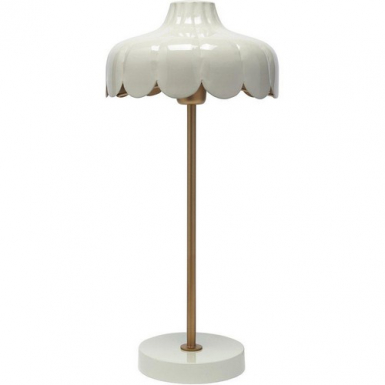 Wells bordslampa - Beige/guld 50cm i gruppen Bord-Golv / Bordslampor hos Ljusihem.se (2835018-PR)