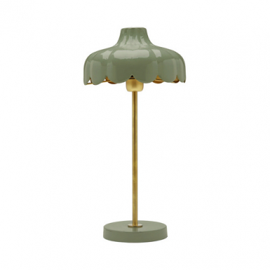 WELLS Bordlampa - Mossa/Guld - Hjd 50cm i gruppen Bord-Golv / Bordslampor hos Ljusihem.se (2835077-PR)