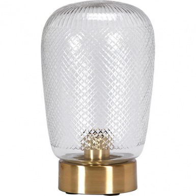 JULIETTE Bordslampa Klar/Mässing Höjd 29cm i gruppen Bord-Golv / Bordslampor hos Ljusihem.se (3012900-PR)