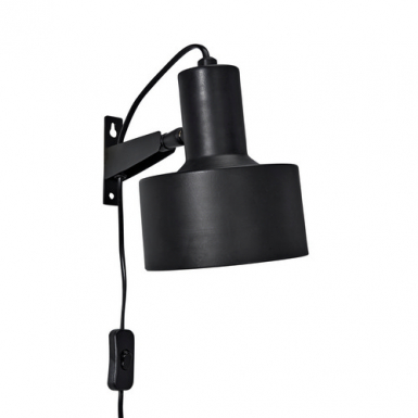 SOLO Vgglampa Matt svart 23cm i gruppen Vggbelysning / Vgglampor hos Ljusihem.se (4162303-PR)