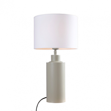 SOLO Bordlampa Mattbeige 46cm Inkl skärm i gruppen Bord-Golv / Bordslampor hos Ljusihem.se (4163218-FR01-PR)
