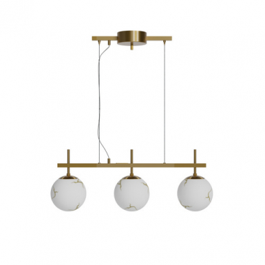 BELLAGIO Taklampa 3-l�gig - M�ssing/Vit i gruppen Takbelysning / Taklampor hos Ljusihem.se (4202540-5000-RY)