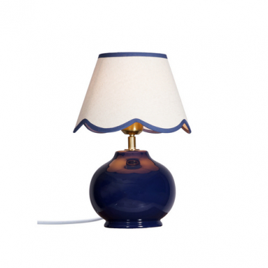 NELL Bordlampa - Djupbl� - H�jd 34cm i gruppen Bord-Golv / Bordslampor hos Ljusihem.se (500034988-PR)