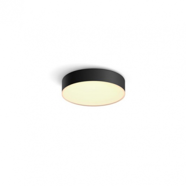 Enrave S Hue ceiling lamp black i gruppen HUE / Armaturer hos Ljusihem.se (8718696176429-PH)