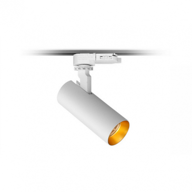 Pipe 10W Vit & guld ring 3-Fas i gruppen Spotlight hos Ljusihem.se (BL04-10-3F-VT-GL-R)