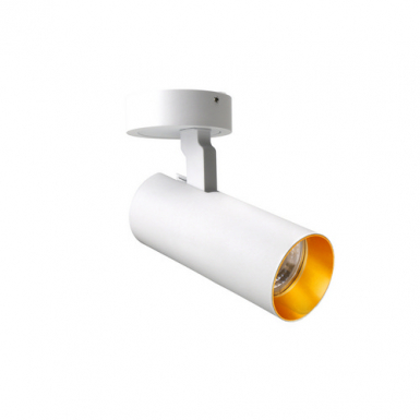 Pipe 10W Vit Tak Spot med guld ring i gruppen Spotlight hos Ljusihem.se (BL05-10-TK-VT-GL-R)