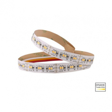 120leds/m, 10w/m, DC24V, 2300K+6000K i gruppen LED & profil hos Ljusihem.se (FL2216-120MX-BL)