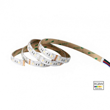 17.2W/m, RGBW 60leds/m, DC24V, W=3000K i gruppen LED & profil hos Ljusihem.se (FL5050-60-RGBW-BL)