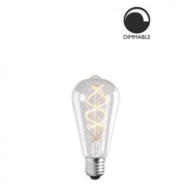 Ljusklla E27 LED Soft Filament Uniterm Klar 5W i gruppen vrigt / LED lampor hos Ljusihem.se (L202-GL)