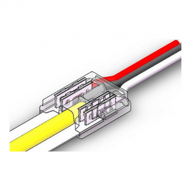 COB LED to cable connector, 15cm, 3PIN-10mm PCB IP20 i gruppen LED & profil / Tillbehör hos Ljusihem.se (LSS-CON-3PIN-10MM-B-BL)