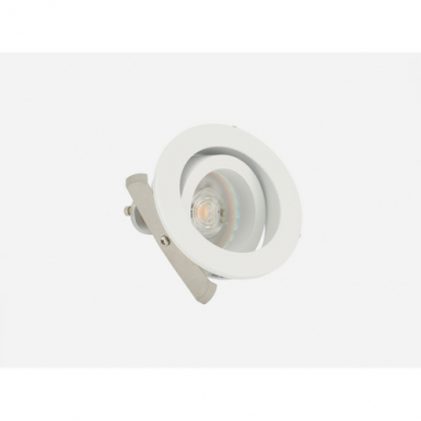 QUALE.003L GU10 Infllt Tak Vit i gruppen Spotlight / Infllda spot hos Ljusihem.se (QUALE-003L-GU10-W-BL)