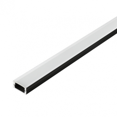 SM1707 Slim profile 17x8mm, Svart i gruppen LED & profil hos Ljusihem.se (SM1707-SV-BL-R)