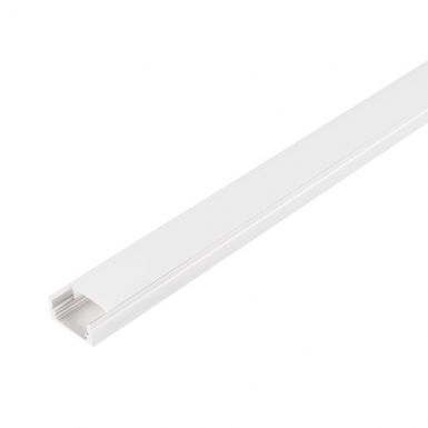 SM1707 Slim profile 17x8mm, Vit i gruppen LED & profil hos Ljusihem.se (SM1707-VIT-BL-R)