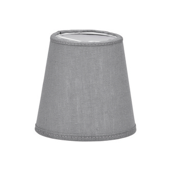 Queen Lampskärm, Lin Grå 12cm