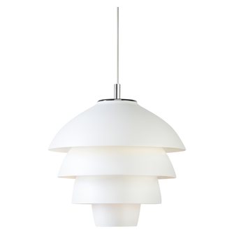 Valencia pendel D318 mattvit E27