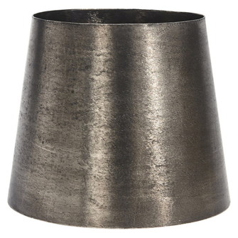 Mia Metall Lampskärm, Råsilver 17cm