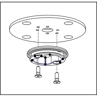 Baseflange 90 White Structure