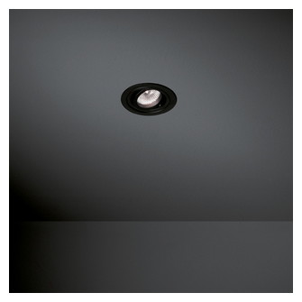 K 1 Recessed Adjustable 89 1x GU10 DE Black Matt