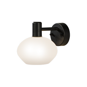 ELBA vägglampa bad 1:a, svart