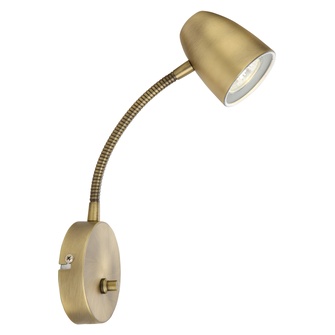 SANDNES vägglampa, antik