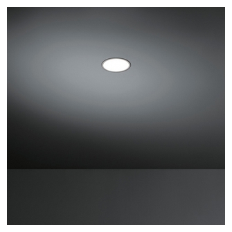 Lotis Round Recessed 86 1x IP55 GU10 Black Structure