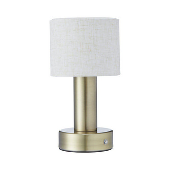 Tiara bordslampa, Laddbar antikmässing