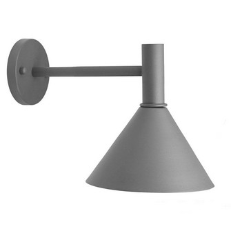 MiniTripp fasadlampa, 230V IP44 grå 30cm