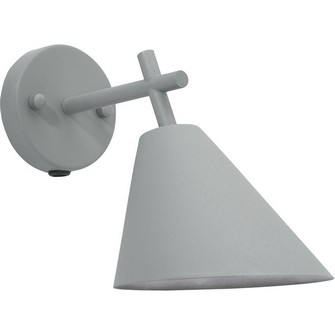 Nils fasadlampa, 230V IP44 grå 33cm