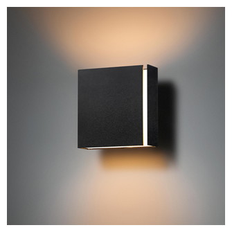 Split Wall Up/Down S 1x LED 2700K TE DI Black Structure - Gold Anodised