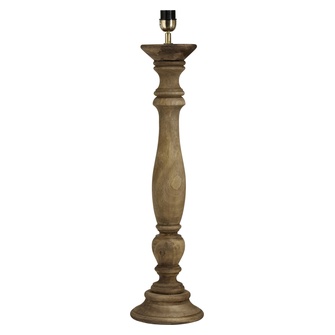 Lodge Lampfot, Aged Brown 63cm
