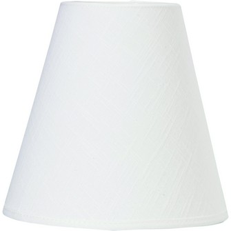 Toppringskärm E14, Franza Vit 15cm