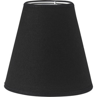 Toppringskärm E14, Franza Svart 15cm