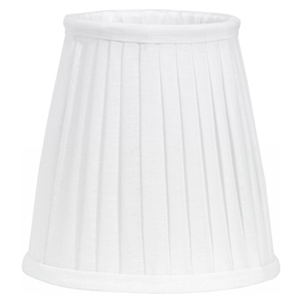 Cia Toppringskärm, Plissé White 20cm