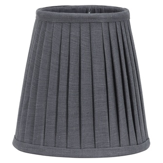 Cia Toppringskärm, Plissé Grey 20cm