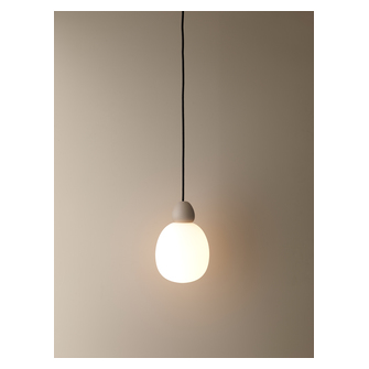 Buddy pendel D184 sandstruktur/opalglas E14