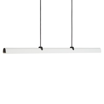 Fold linjr pendel L1180 vit/antracitstruktur LED