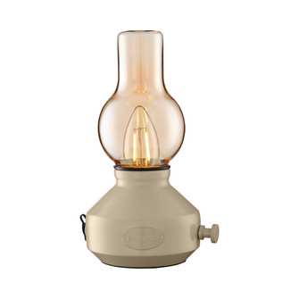 Glimt BordslampaIP44, Laddbar sand/amber