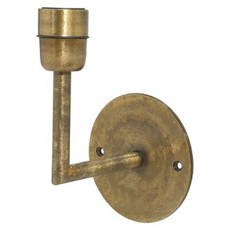 Base Vägglampa, Beaten gold 13cm